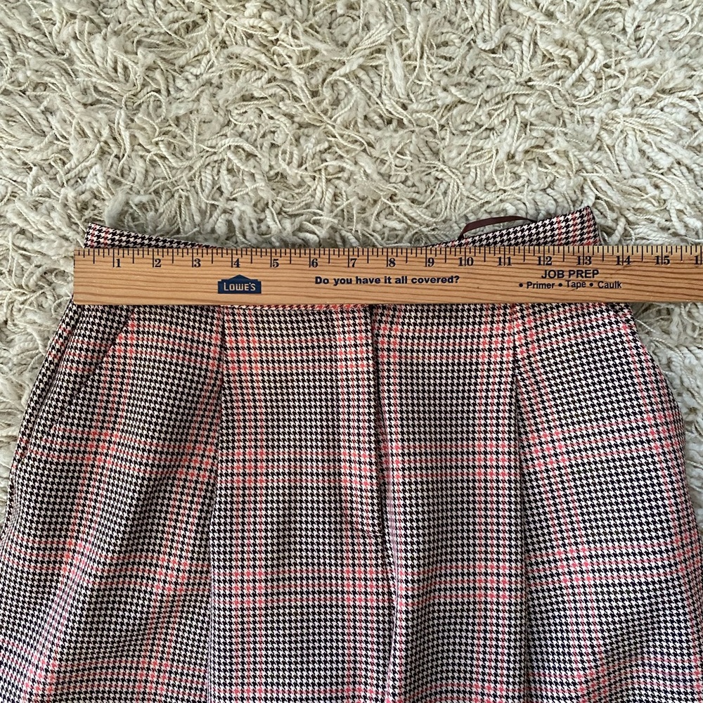 River Island Cropped Checked Polyester-Blend Twil… - image 8